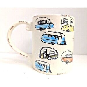 Spectrum Designz Enjoy the Journey Coffee Mug STea Cup Camper Design Ceramic NEW